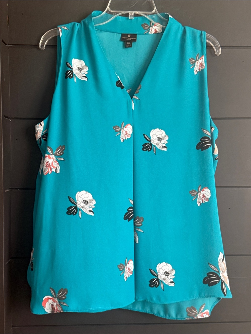 Worthington Sleeveless Blouse PXL